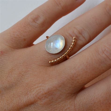 Lunar magic moonstone ring